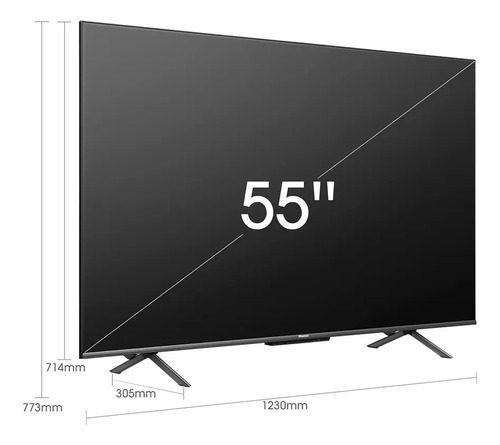 Smart Tv 55 Uled Hisense 55u60h 4k Google Tv