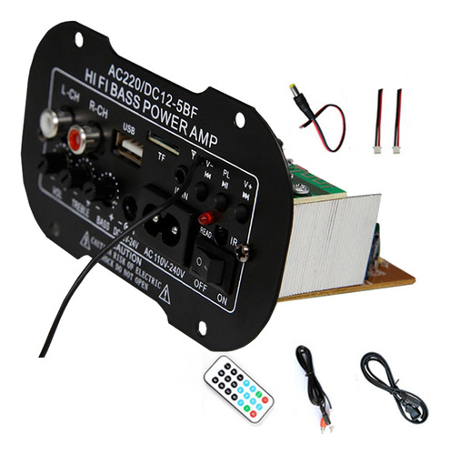 Car Bluetooth Hi-fi Bass Power Amp Board Mini Amplificador