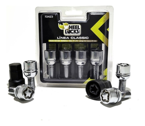  Bulon  Antirrobo Chery Tiggo Desde 2016 Rhino Wheel Lock's