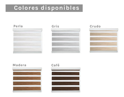 Cortina Roller Duo 120x240 Calidad Premium