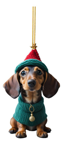 Colgante Dachshund Para Halloween Y Navidad, 7 Unidades 2024