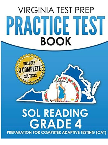 Libro: Virginia Test Prep Practice Test Book Sol Reading 4: