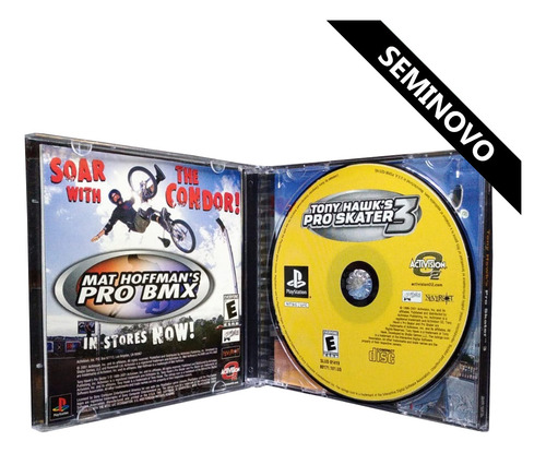 Tony Hawks Pro Skater 3 Ps1 Seminovo, Original E Nota Fiscal (Usado)