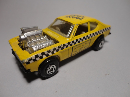 Matchbox Maxi Taxi (ford Capri) Rolamatics  Lesney Hong Kong