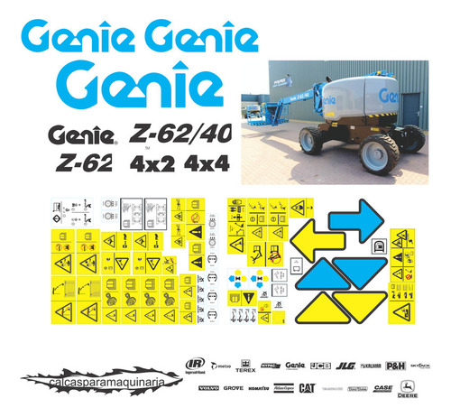 Kit De Calcas De Restauración Para Genie Z 62-40 Nva