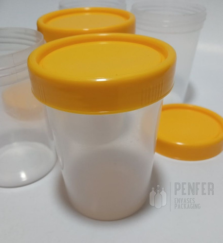 Vaso,recipiente,envase 180grs C/tapa (pack Por 10 Unidades)