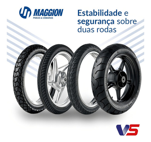 Pneu Moto Maggion Aro 18 Red Panda 90/90-18 57p Tt (t)
