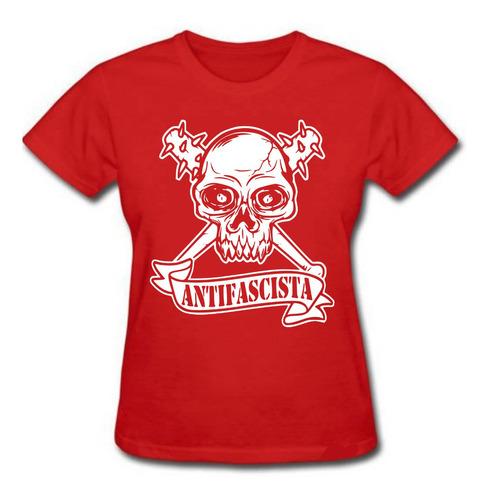 Antifascista  - Camisa 100% Algodão Ou Poliester