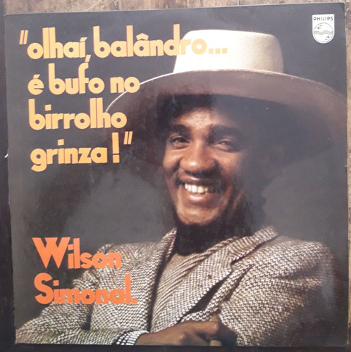 Lp Vinil (vg+) Wilson Simonal Olhaí Balândro 1a Ed Br 1973