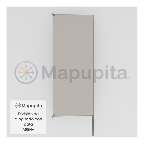 División Mingitorio Con Pata Arena 60x150