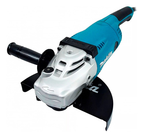Esmeriladora angular Makita GA9020 color turquesa 2200 W 127 V + accesorio