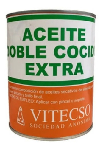 Aceite Lino Doble Cocido Vitecso X4lt+1lija