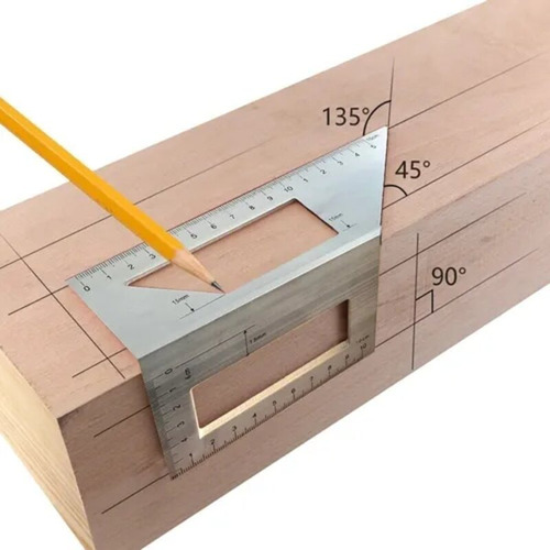 Regla De Aluminio Para Trabajar La Madera Scriber T Multifun