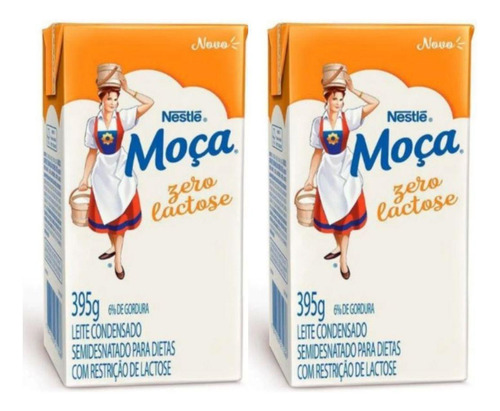 Kit Com 02 Leite Condensado Moça Zero Lactose Nestlé