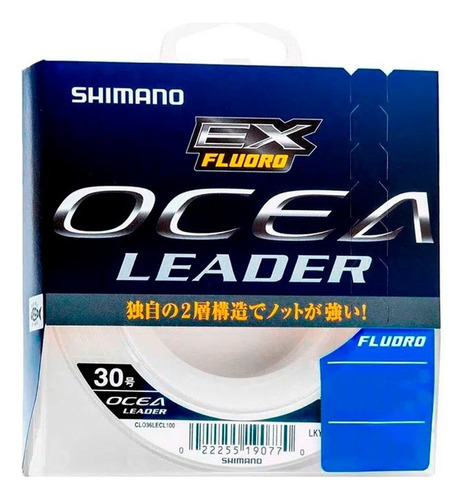 Lider Shimano Ocea Ex Fluoro 30lbs 50mts Cor Transparente