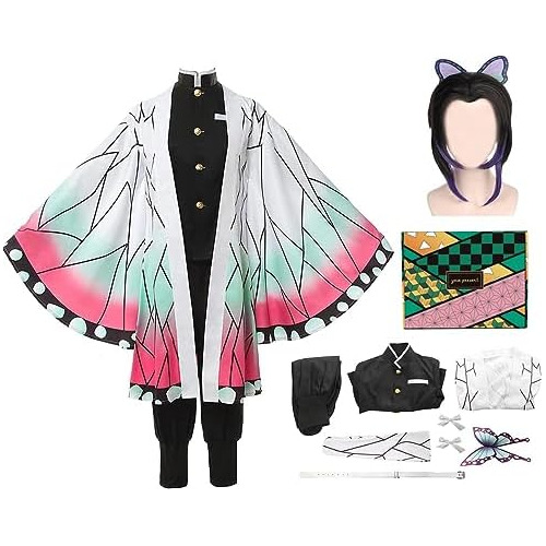 Conjunto De Disfraces De Cosplay De Anime Tanjiro Zenit...