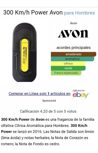 Fragancia 300 Kms Power - mL a $1000