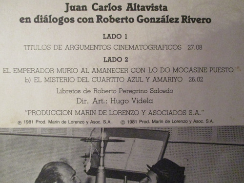Imagen 3 de 4 de Minguito - Un Guionista De Novela (juan Carlos Altavista)