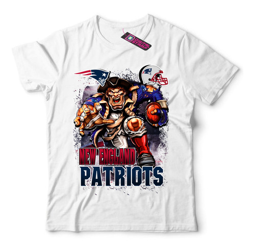 Remera New England Patriots Equipo Nfl 20 Dtg Premium