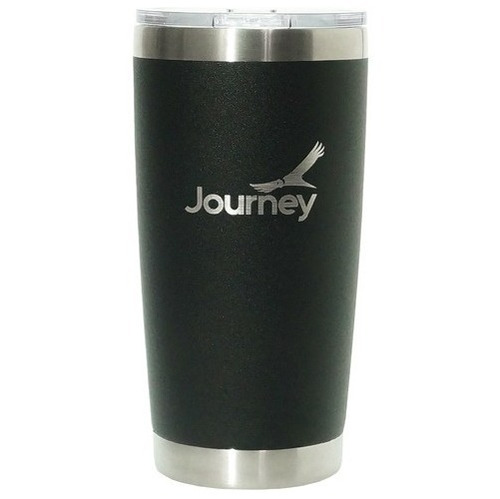 Imagen 1 de 3 de Vaso Térmico Jarro Acero Inoxidable Bicapa Hermético Negro