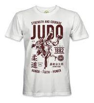 Comprar Playera Judo Artes Marciales Mma 100% Algodón Peinado Mod1