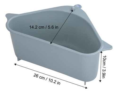 Ssbbd Colador Triangular For Fregadero Y Soporte De