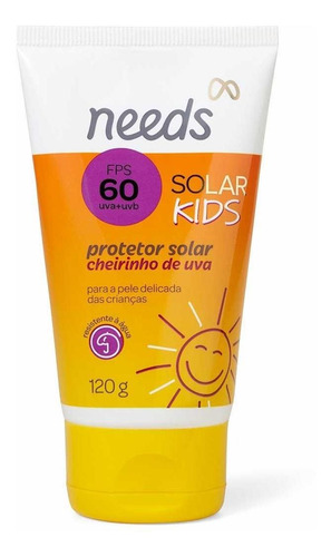 Protetor Solar Infantil Needs Kids Fps 60 Com 120g