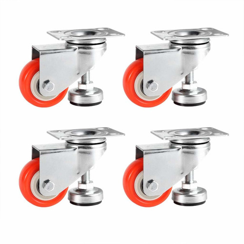 50mm Swivel Plate Caster Pvc Wheels Industrial Castor Of