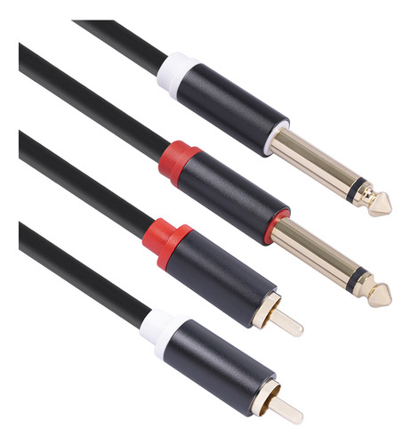 Conector De Cable De Audio+aluminio Chapado En Oro. Rca Male