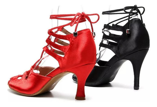Zapatos De Baile Latino De Tacón Alto Y Tacón Bajo Para Muje