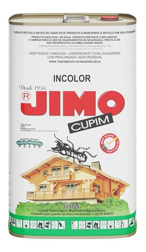 Jimo Cupim Incolor 5l - Jimo