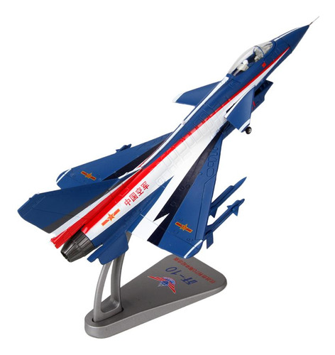 1:72 Jet Fighter China J-10 Diecast Model, Para El Modelo De