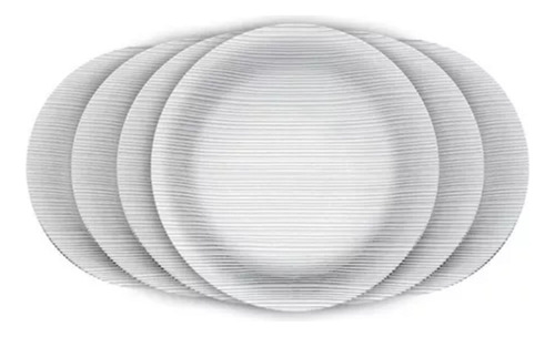 Plato De Postre 19cm Nadir Diamante Vidrio Templado X24 Uni