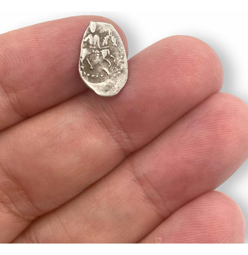 Wow Moneda Plata Wire Peter The Great Rusia Imperial (Usado)