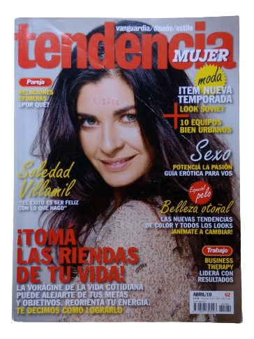 Revista Tendencia Mujer Soledad Villamil N° 62