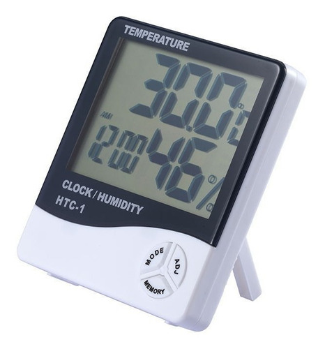 Termometro Higrometro Ambiental Led Digital Htc-1