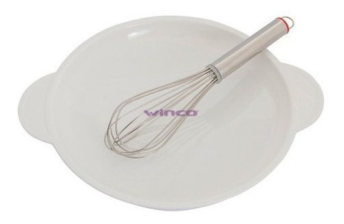 Panquequera Electrica Winco 800w Antiadherente +batidor+bowl Color Negro