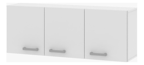 Alacena Blanca 3 Puertas Para Cocina Organizador 120cm De Melamina Dielfe