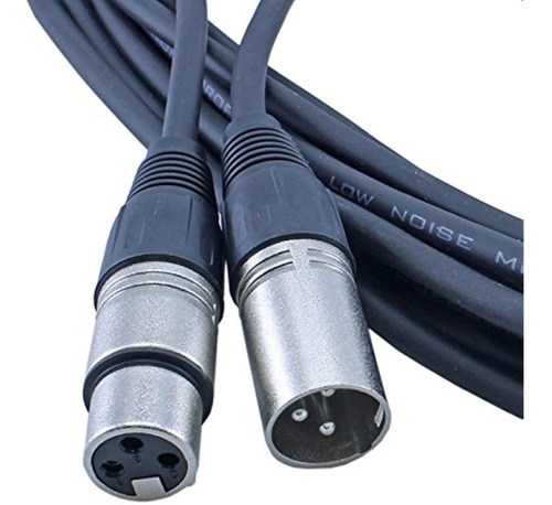 Mcsproaudio Cable De Audio De 3 Pines Macho A Hembra Xlr Par