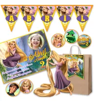 Comprar Kit Imprimible Rapunzel Invitaciones Candy Bar 100% Editable
