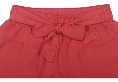 Short Niña Rojo Pillin
