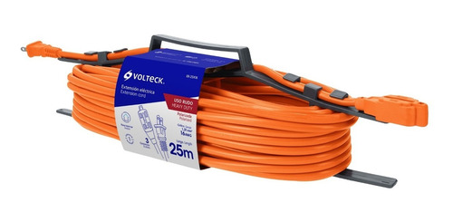 Extensión Eléctrica Uso Rudo 25 M Calibre 16, Volteck 48050