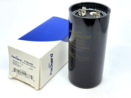 Packard Ptmj400 Motor Start Capacitor 400-480 Mfd Uf 220 Mvk