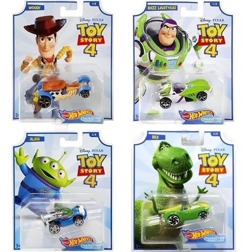 ミニカー Hot Wheels Toy Story 4 6-Pack Set Diecast Vehicles Hot Wheels Toy Story 4 Set 8 Characters