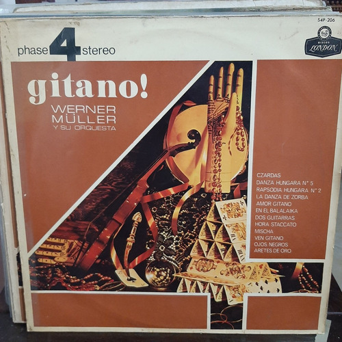 Vinilo Werner Muller Su Orquesta Gitano Ww O2