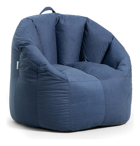 Big Joe Milano Lenox Denim Cobalt Beanbag Chair