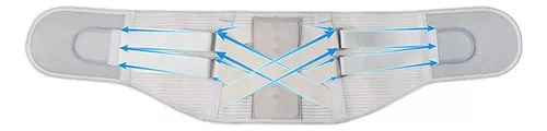Faja Soporte Lumbar-sacra, Ajustable, Envuelve La Cintura
