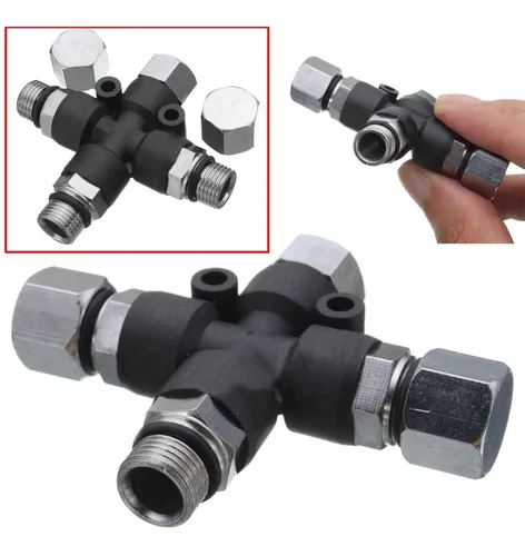 comprar Accesorio Aerografo Adaptador Manguera 1\u002F8 Conector 3 Vias