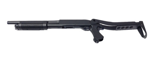 Escopeta Airsoft Cyma M870 Black Culata Plegable 290 Fps
