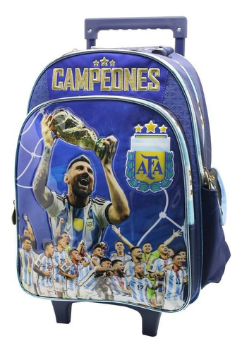 Mochila Carrito Afa Campeones Del Mundo 16  Ar1 Af113 Ellobo